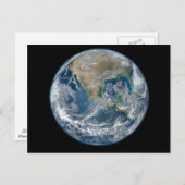 青い地球 ポストカード (正面/裏面)