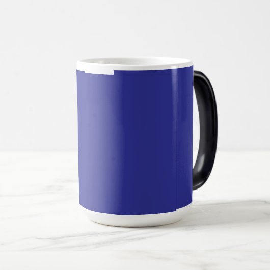 青い壁で宇宙を素晴らし変形 モーフィングマグカップ (正面右)