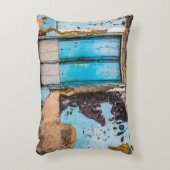 青い壁とドア アクセントクッション (正面(垂直))