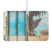 青い壁とドア カーエアーフレッシュナー (裏面)