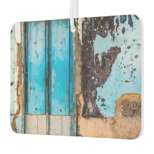 青い壁とドア カーエアーフレッシュナー (左)