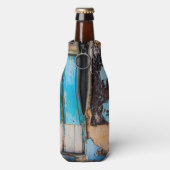 青い壁とドア ボトルクーラー (ボトル裏面)