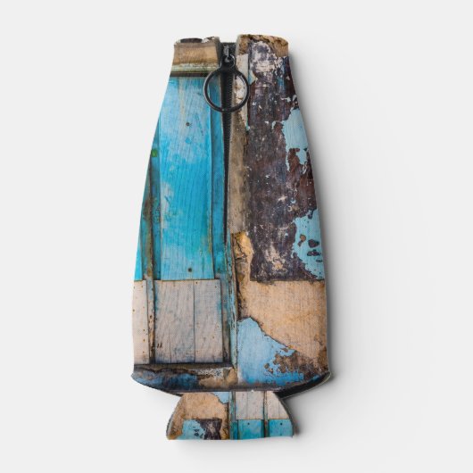 青い壁とドア ボトルクーラー (裏面)