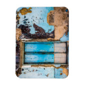 青い壁とドア マグネット (縦)