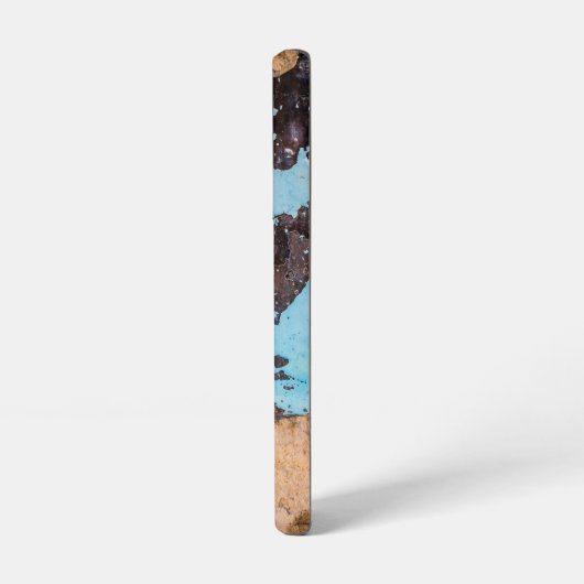 青い壁とドア SAMSUNG GALAXYケース (左側面)