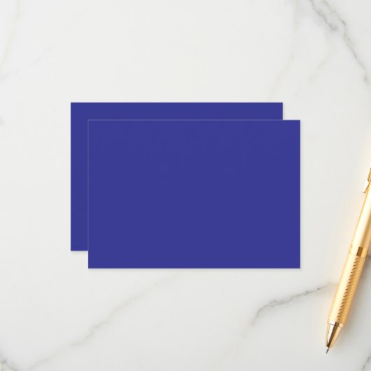 青い壁と時計 エンクロージャーカード (正面/裏面インサイチュ)