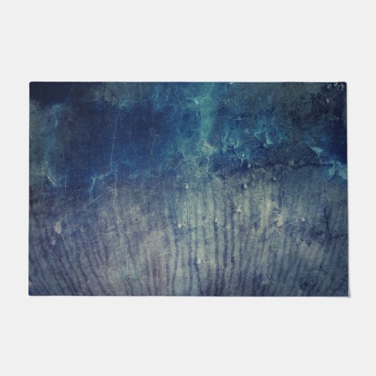 青い壁 ドアマット (正面)