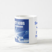 青い変形させるマグ モーフィングマグカップ (中央)