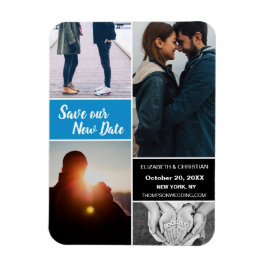 青い変更救日新の写真結婚の更新 マグネット