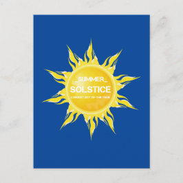 青い夏の至年間で最も長い日 ポストカード