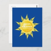 青い夏の至年間で最も長い日 ポストカード (正面/裏面)