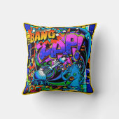 青い外国の装飾用クッションを負かして下さい クッション (裏面)