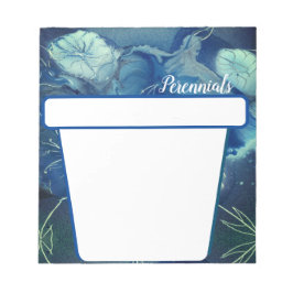 青い多年草 ノートパッド