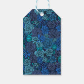 青い多肉質の庭 ギフトタグ (裏面)