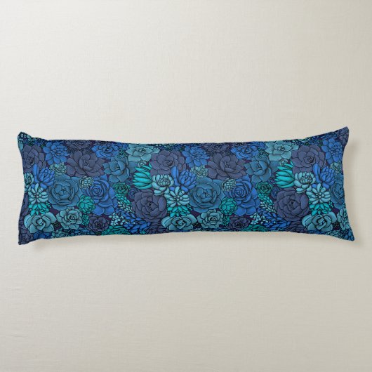 青い多肉質の庭 ボディピロー (裏面)