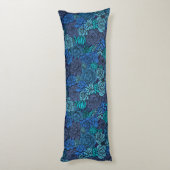 青い多肉質の庭 ボディピロー (裏面 (縦))