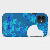 青い夜空に蝶、月並み Case-Mate iPhoneケース (裏面(横))