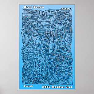 青い夢 ポスター