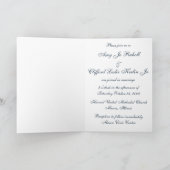 青い夢 招待状 (内部)