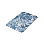 青い夢 | 花の水彩チャイニーズスタイル壁画 バスマット (アングル)