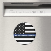 青い大きな3インチの丸い磁石を後ろに マグネット (インサイチュ (食洗機))