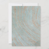 青い大理石と結婚銅 招待状 (裏面)