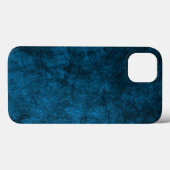 青い大理石のケースメイトが林檎 Case-Mate iPhoneケース (裏面 (横))