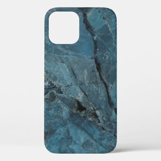 青い大理石のテクスチャーの背景イタリアン、マーベル Case-Mate iPhoneケース (裏面)