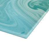 青い大理石のパターン カッティングボード (角)