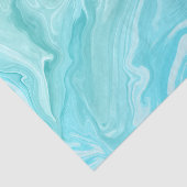青い大理石のパターン 薄葉紙 (詳細)