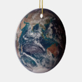 青い大理石の地球(東半球) セラミックオーナメント (右)