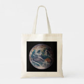 青い大理石の地球（東半球） トートバッグ (裏面)