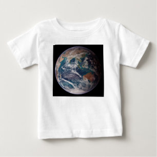 青い大理石の地球（東半球） ベビーTシャツ