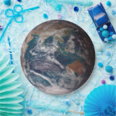 青い大理石の地球(東半球) ペーパープレート (パーティー)