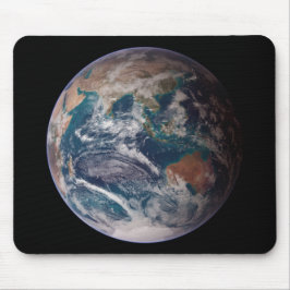 青い大理石の地球（東半球） マウスパッド