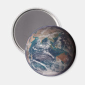 青い大理石の地球（東半球） マグネット (正面/裏面)