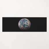 青い大理石の地球（東半球） ヨガマット (正面(横))