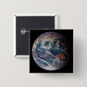 青い大理石の地球（東半球） 缶バッジ (正面&裏面)