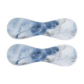 青い大理石の抽象芸術沿岸パターン 野球ボール (パネル)