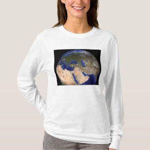 青い大理石の次世代の地球2 Tシャツ