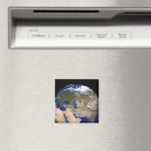 青い大理石の次世代の地球 マグネット (インサイチュ (食洗機))