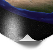 青い大理石の次世代地球3 フォトプリント            (角)