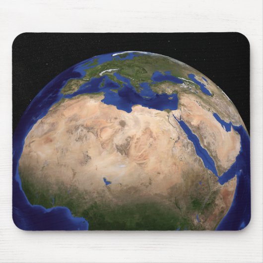 青い大理石の次世代地球3 マウスパッド (正面)