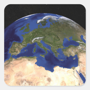 青い大理石の次世代地球7 スクエアシール