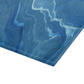 青い大理石の瑪瑙の抽象化 カッティングボード (角)
