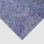 青い大理石の瑪瑙の渦巻の石の孔雀のギフトのティッシュ 薄葉紙 (詳細)