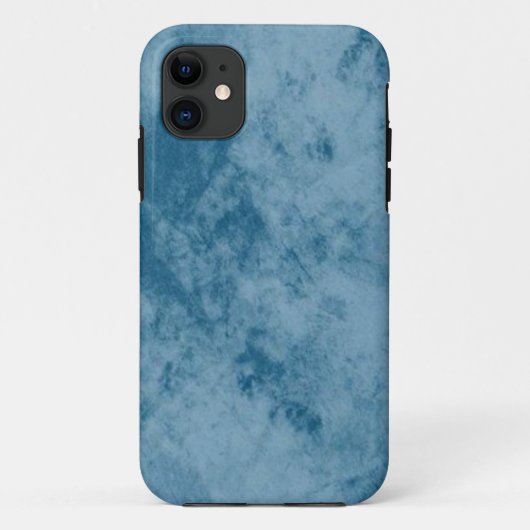 青い大理石ケースメイト強いアップルiPhone Case-Mate iPhoneケース (裏面)