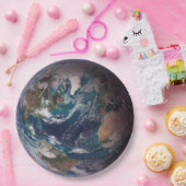 青い大理石地球（西半球） ペーパープレート (パーティー)