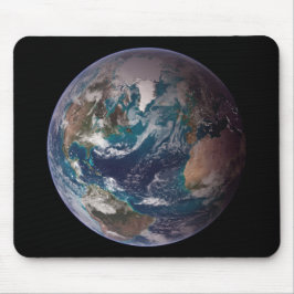 青い大理石地球（西半球） マウスパッド