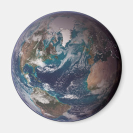 青い大理石地球（西半球） マグネット